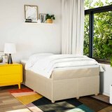  Krevet box spring s madracem krem 120 x 190 cm od tkanine | shoptok.hr