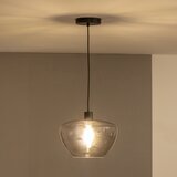  Luster na kablu SEVENTIES E27/40W/230V zadimljeno/sivo Slike