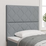 vidaXL vzglavje z vzorcem diamantnih blokov svetlo sivo 90 cm tkanina, vzglavje z vzorcem diamantnih blokov svetlo sivo 180 cm tkanina | Shoptok.si