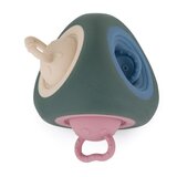 Petite&Mars Silikonska senzorična igrača Pop Triangle 10 m+, Misty Green | Shoptok.si
