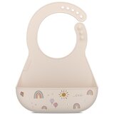 Mepal Bež silikonski slinček Sunshine & Rainbow – | Shoptok.si