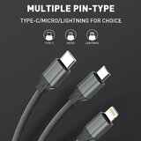 Kabel LDNIO LS442 USB na iPhone Lightning sivi 2m | Eponuda.com