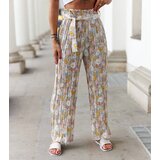 Gemre Burgundy pleated floral trousers Cesate | shoptok.hr