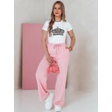 DStreet Spodnie damskie dresowe DRESSANIK różowe | shoptok.hr