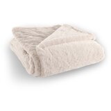 Tiseco Home Studio Belo-bež odeja iz umetnega krzna 150x200 cm Ruby – | Shoptok.si