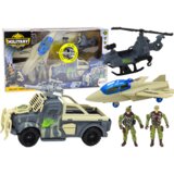 Vojni i borbeni set za igru s oklopnim vozilom, avionom, figurama | shoptok.hr