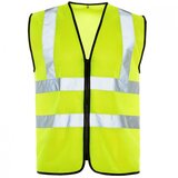  Visokovidljivi prsluk, žuti, s patentnim zatvaračem - SuperTouch H99 | shoptok.hr