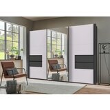 Stylife OMARA Z DRSNIMI VRATI, bela, barve grafita | Shoptok.si