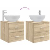  Umivaonik s policom Hrast sonoma 49,5 x 44,5 x 66,5 cm | shoptok.hr