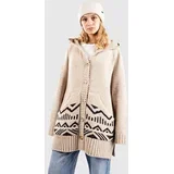 Snoozle Recycled Knitted Hooded Jopa oatmeal