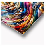 WALLXPERT dekorativna slika waves 25 x 25