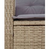  5-dijelni vrtni blagovaonski set od poliratana s jastucima bež | shoptok.hr