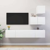  4-dijelni set TV ormarića bijeli od iverice Cijene