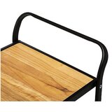 Kolica KUHINJSKA SKLOPIVA 68,7X35,5X85,8 CRNA FIVE | shoptok.hr