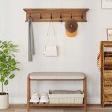  Vješalica za kapute montirana na zid Prirodna 100 x 10 x 20 cm Cijene