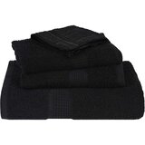  Ručnici za goste FROGN 4 kom. Crni 30x50 cm 360 g/m² | shoptok.hr