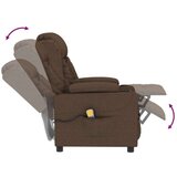  Masažni stol rjavo blago, (20939548) | Shoptok.si