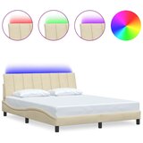 Okvir za krevet bez madraca Hanko krem 160x200 cm od tkanine | Eponuda.com