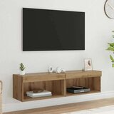 vidaXL Tv ormari S LED lampica 2 pcs Umjetnički hrast 60 x 30 x 30 cm | shoptok.hr