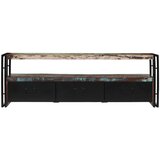Maison Chic TV omarica - TV stojalo - Televizijska omarica iz trdnega predelanega lesa 120x30x40 cm, (21699789) Cene