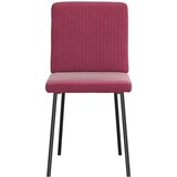  jedilni stoli 6 kosov vinsko rdeč žamet, (21828489) | Shoptok.si