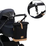 Fillikid torba/nahrbtnik za mamo Rolltop Berlin, črn | Shoptok.si