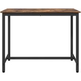  Stol Dimljeni hrast 100 x 50 x 76 5 cm Inženjerska drva i čelik | shoptok.hr