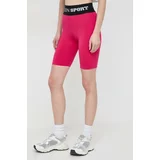 Plein Sport Kratke hlače ženski, roza barva