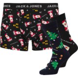Jack & Jones set muške bokserice i čarape 12266774, Crni | ePonuda.com