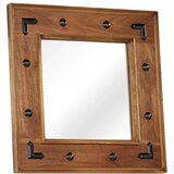  Ogledalo od masivnog bagremovog drva 50 x 50 cm | Eponuda.ba
