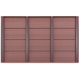  Podni element za solarni tuš smeđi 101 x 63 x 5,5 cm WPC | Eponuda.com