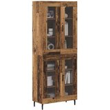  Highboard 2 pcs Staro drvo Inženjerska drva i staklo | shoptok.hr