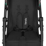 Lionelo dječja kolica ANNET PLUS, crna DREAMIN + zaštita za noge, od komaraca | shoptok.hr