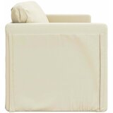  Podni kauč na razvlačenje 2-u-1 krem 112x174x55 cm umjetna koža | Eponuda.ba