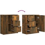  Komoda boja dimljenog hrasta 60x30x70 cm od konstruiranog drva | shoptok.hr