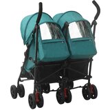  Dječja kolica za blizance zelena čelična | shoptok.hr