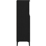  Ormar za kupaonicu Crna Hrast 30x30x100 cm Konstruirano drvo | shoptok.hr