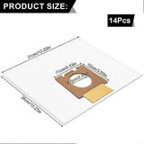 INORCO 14 kosov vrek za sesalnik za H81/H81 Pure Epa/Telios Extra, netkane vakuumske vreke za prah velike zmogljivosti, (21982623) | Shoptok.si