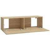  Komplet TV omaric 8-delni sonoma hrast konstruiran les, (20914546) | Shoptok.si