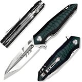  Lovački sklopivi nož MASTERPIECE HA-34137 - Crni / Zeleni / Tip2 KP34137 Slike