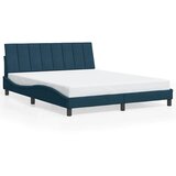  Okvir za krevet bez madraca Hanko plavi 160 x 200 cm baršunasti | shoptok.hr
