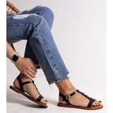 D/CEO Black sandals on a block heel Millo | ePonuda.com
