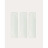 Kave Home Stakleni element - polica 3 kom 90x1 cm Sitra – | shoptok.hr