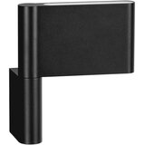 Nova Luce Mat crna LED zidna lampa aluminijska sa savitljivom konstrukcijom Flusso – | shoptok.hr