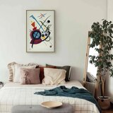  Slika - Wassily Kandinsky – Violett 80x120 U prirodnom drvenom okviru | shoptok.hr