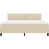 Box Spring Krevet s Madracem Krem 180x200 cm Tkanina | shoptok.hr