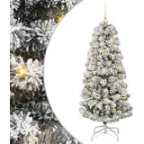  Umjetno božićno drvce s nogom Zelena i bijela 150 cm | shoptok.hr