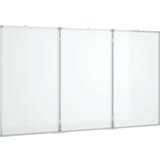  Magnetna bijela ploča sklopiva 180 x 80 x 1 7 cm aluminijska | shoptok.hr