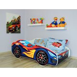 Made in Poland Dečiji krevet Racing Car – Red Blue 140x70cm Cene