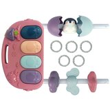Lean Toys Otroška igralna podloga z ropotuljicami, grizalkami, ogledalom in klavirjem – roza | Shoptok.si